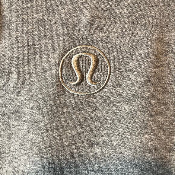 Lululemon Scuba Oversized Varsity Jacket Plush Heathered Medium Large Grey - Picture 5 of 8